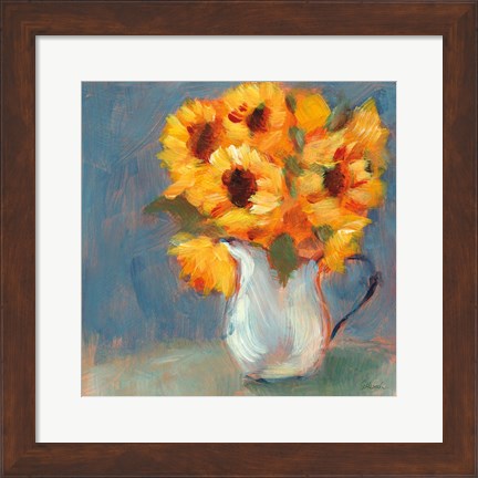 Framed Kitchen Sunflowers Print