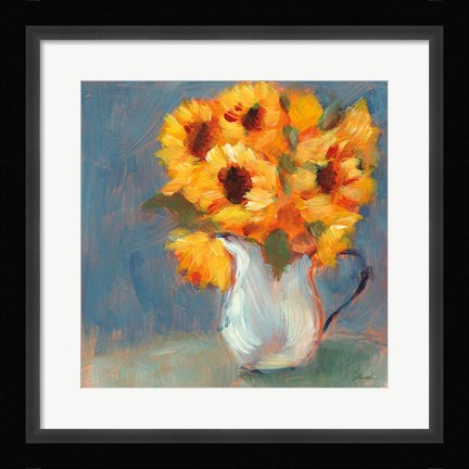 Framed Kitchen Sunflowers Print