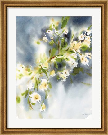 Framed Winter Florals Print