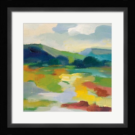 Framed Lush Green II Print