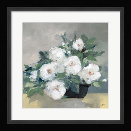 Framed Roses of August I Print