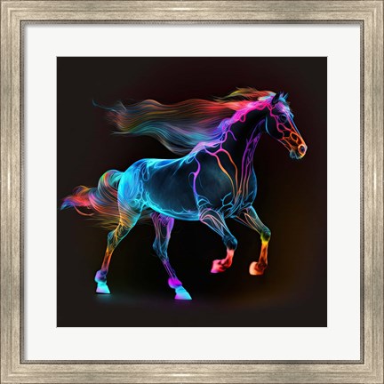 Framed Horse 8 Print