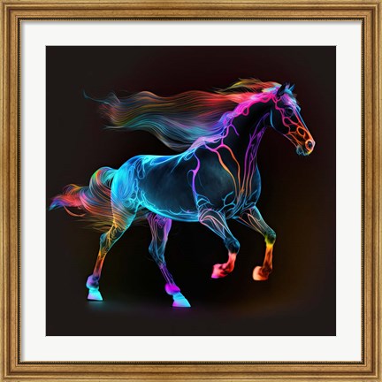 Framed Horse 8 Print