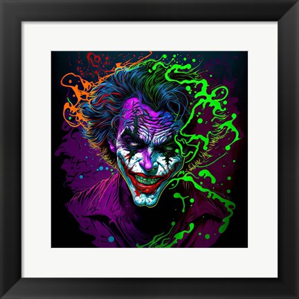 Framed Joker Print