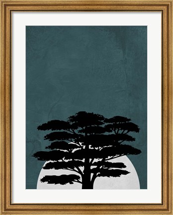 Framed Night in Safari Print