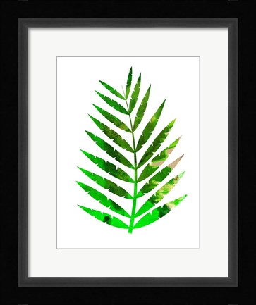 Framed Tropical Leaf Print