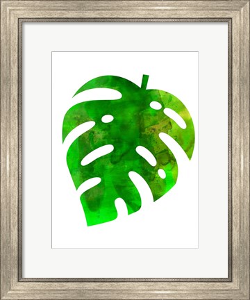Framed Tropical Monstera Leaf Print