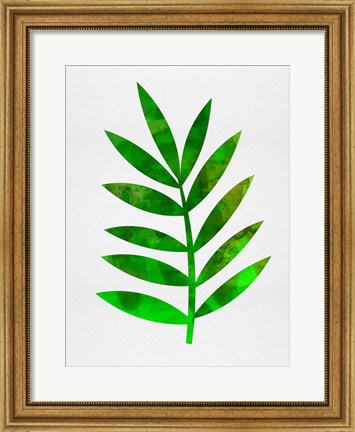 Framed Tropical Leaf III Print
