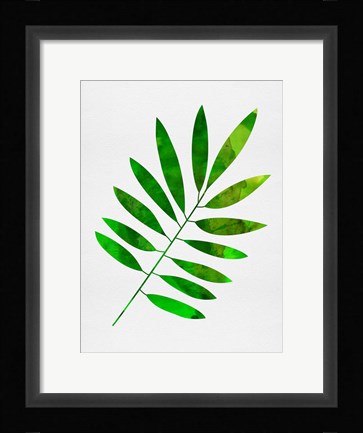 Framed Lonely Leaf Print
