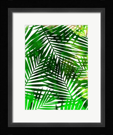 Framed Leaf Collage Print