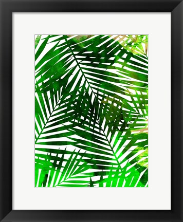 Framed Leaf Collage Print