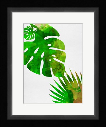 Framed Tropical Monstera Print