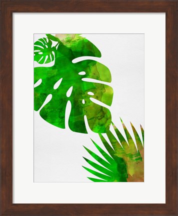 Framed Tropical Monstera Print