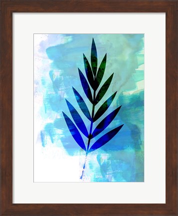 Framed Leaf Watercolor Print