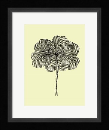 Framed Floating Leaf II Print