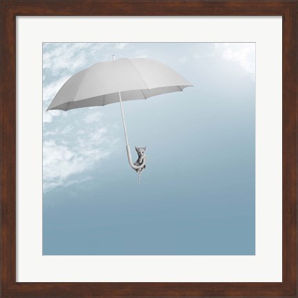 Framed Riding The Skies Print