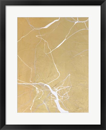 Framed Gold Marble Print