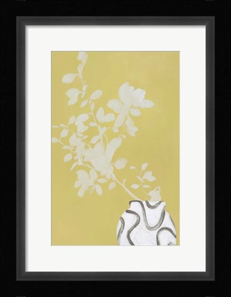 Framed Vanilla Yellow Print