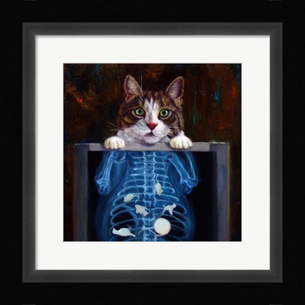 Framed Cat Scan Print