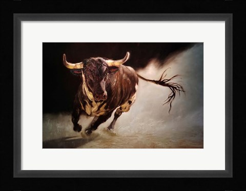 Framed El Toro 2 Print