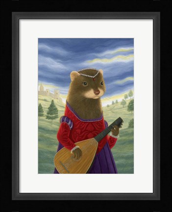 Framed Lady Mirabella of Piccolofazzio Print