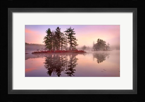 Framed Islands in The Pink Print