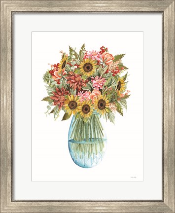Framed Sunny Days Bouquet Print