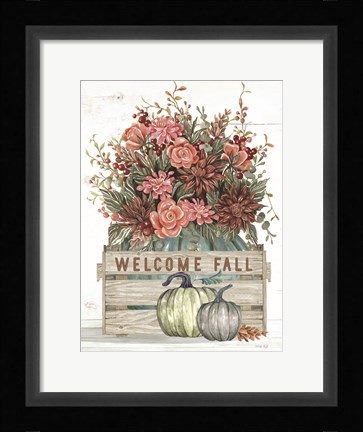 Framed Welcome Fall Print