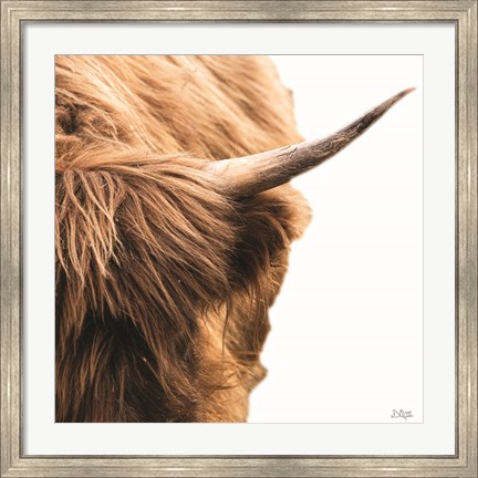 Framed Highland Horn II Print