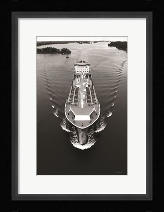 Framed Marking Waves Print