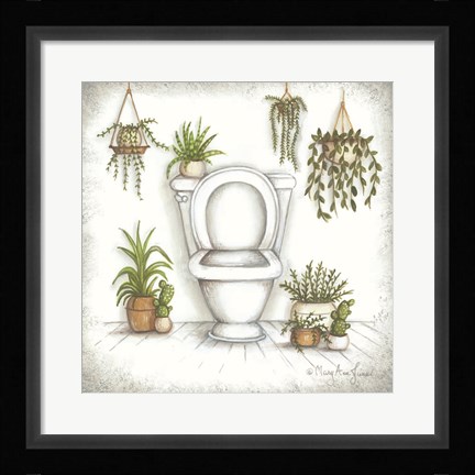 Framed Serene and Green Print