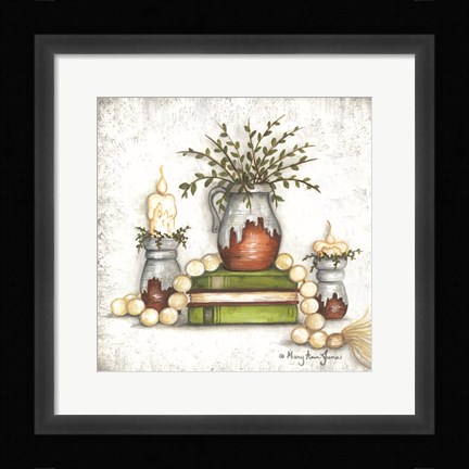 Framed Rusted Stoneware Print