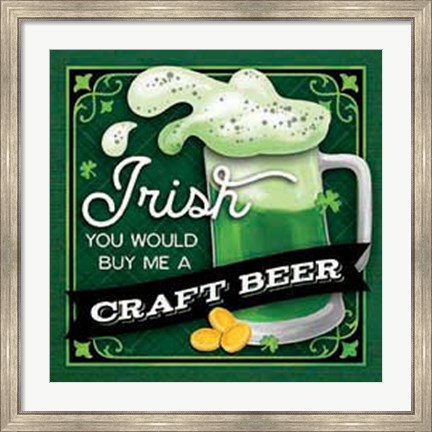 Framed Irish Craft Beer Print