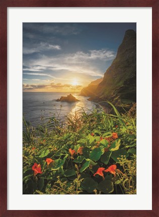 Framed Sunrise in Paradise Print