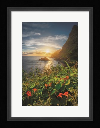 Framed Sunrise in Paradise Print