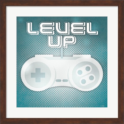 Framed Level Up Print