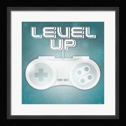 Framed Level Up Print