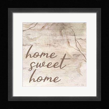 Framed Home Sweet Home Print