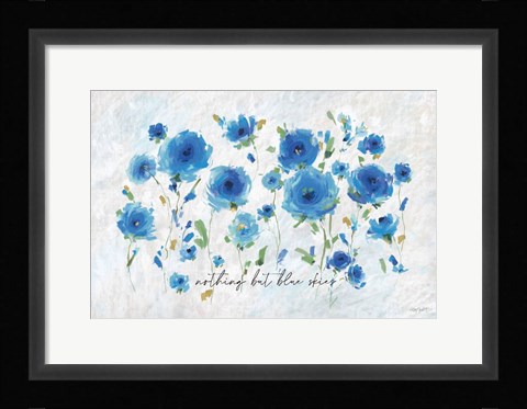 Framed Blueming 07 Print