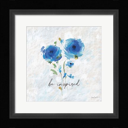 Framed Blueming 09 Print