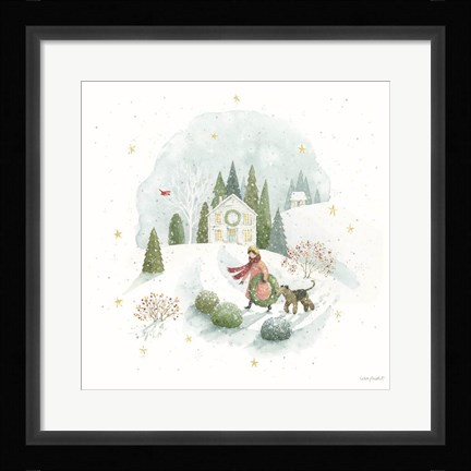Framed Magical Winterland II Print