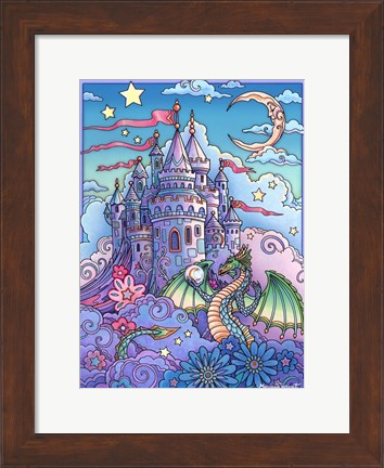 Framed Enchanted Castle Print