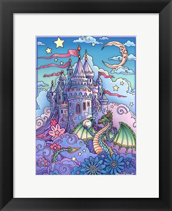 Framed Enchanted Castle Print