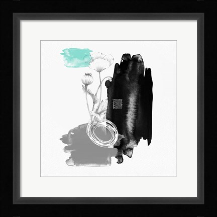 Framed Abstract Art Composition I Print