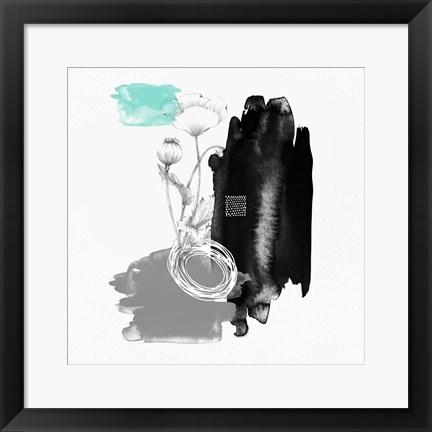 Framed Abstract Art Composition I Print