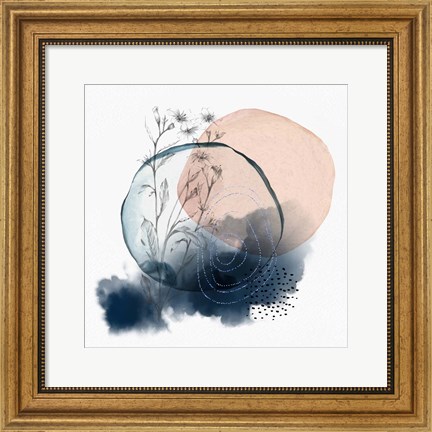 Framed Abstract Art Composition VII Print