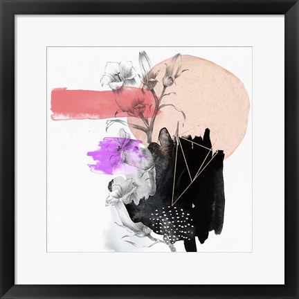 Framed Abstract Composition Print