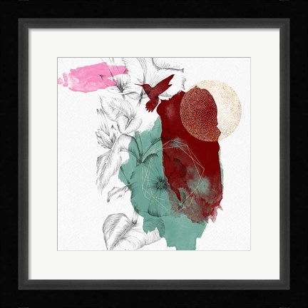 Framed Abstract Composition III Print