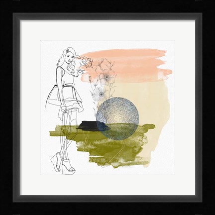 Framed Flower Girl Print