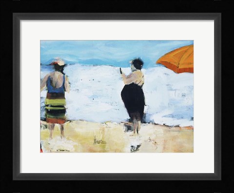 Framed Beach Ladies Print